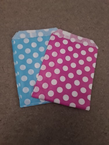 Pink and blue polka - 20,
