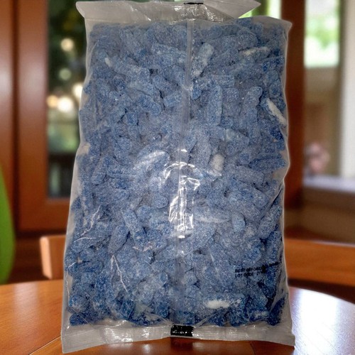 Blue jelly baby sweets - jelly,