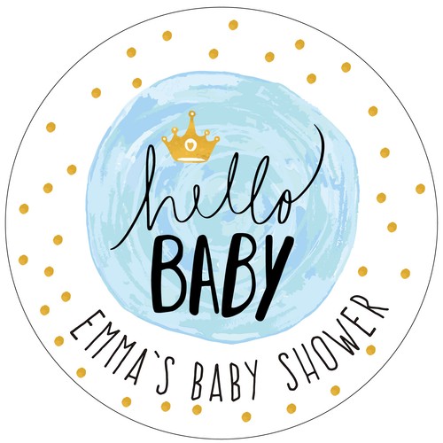 Personalised baby shower - baby,
