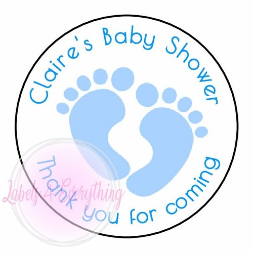 Personalised baby shower blue - personalised,
